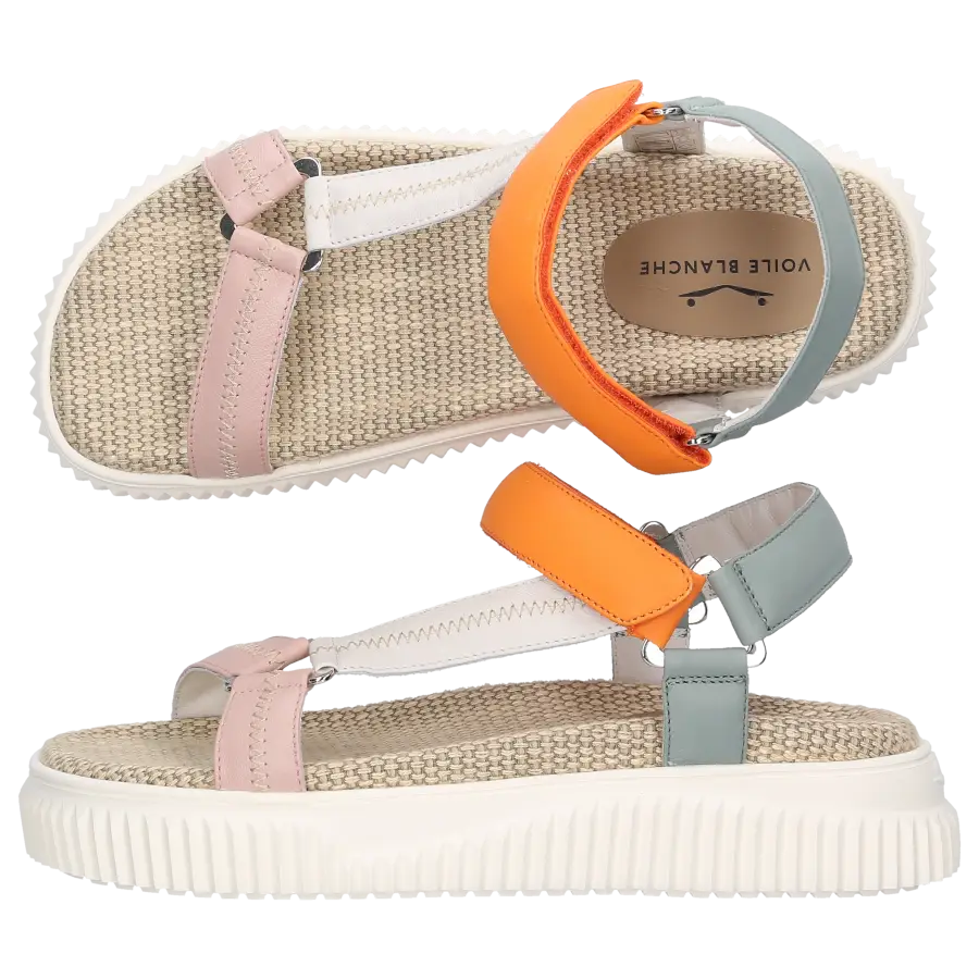 VOILE BLANCHE - Sandalen LISA 40 Kalbsleder - weiß