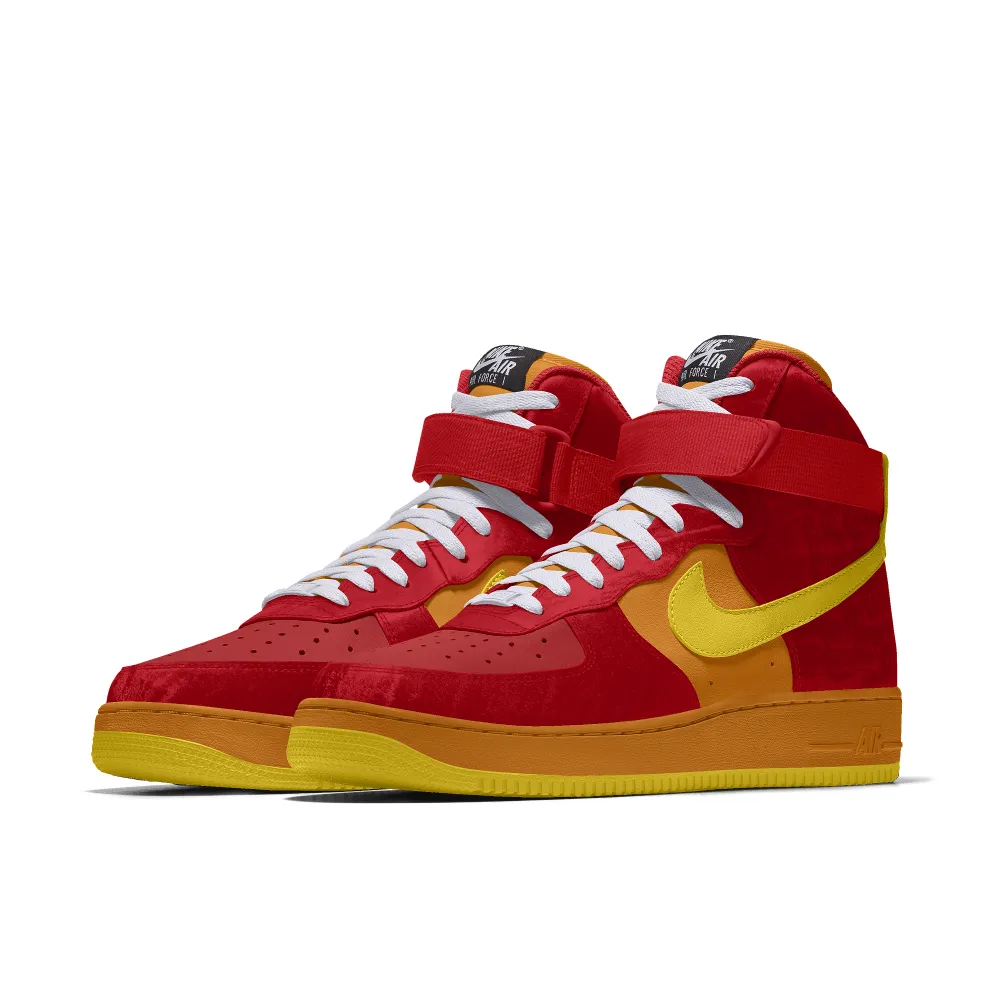 Nike Air Force 1 High By You personalisierbarer 5146625751 / rot