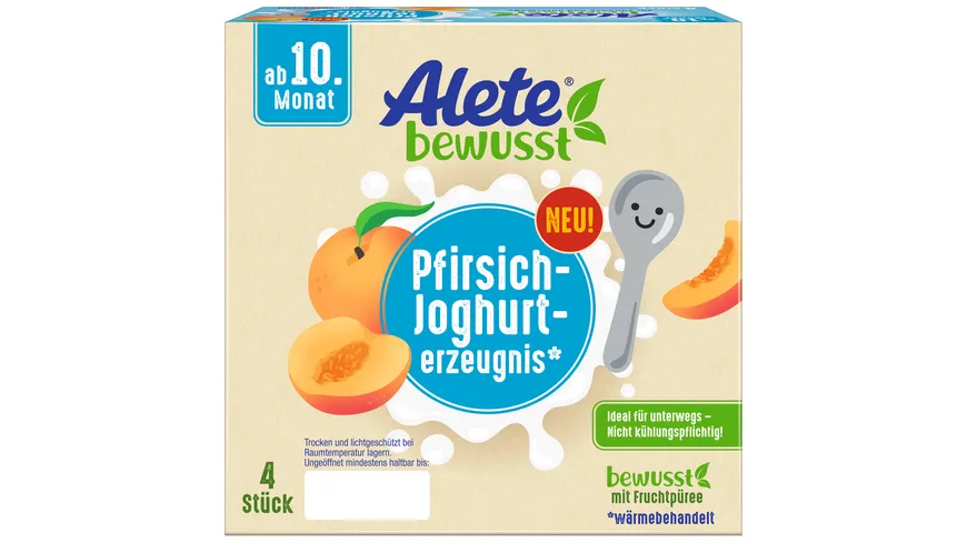 Alete Pfirsich-Joghurterzeugnis 400 g