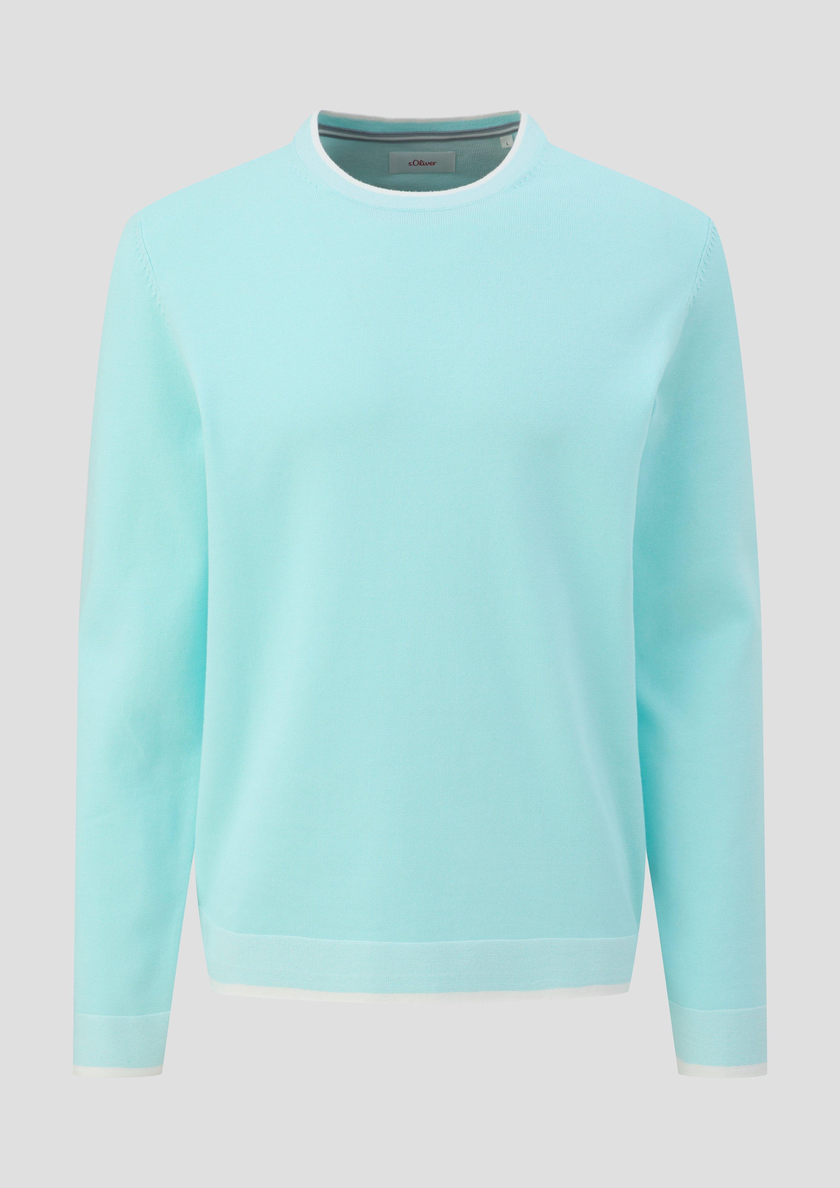 Strickpullover in melierter Optik  2144089-60X0
