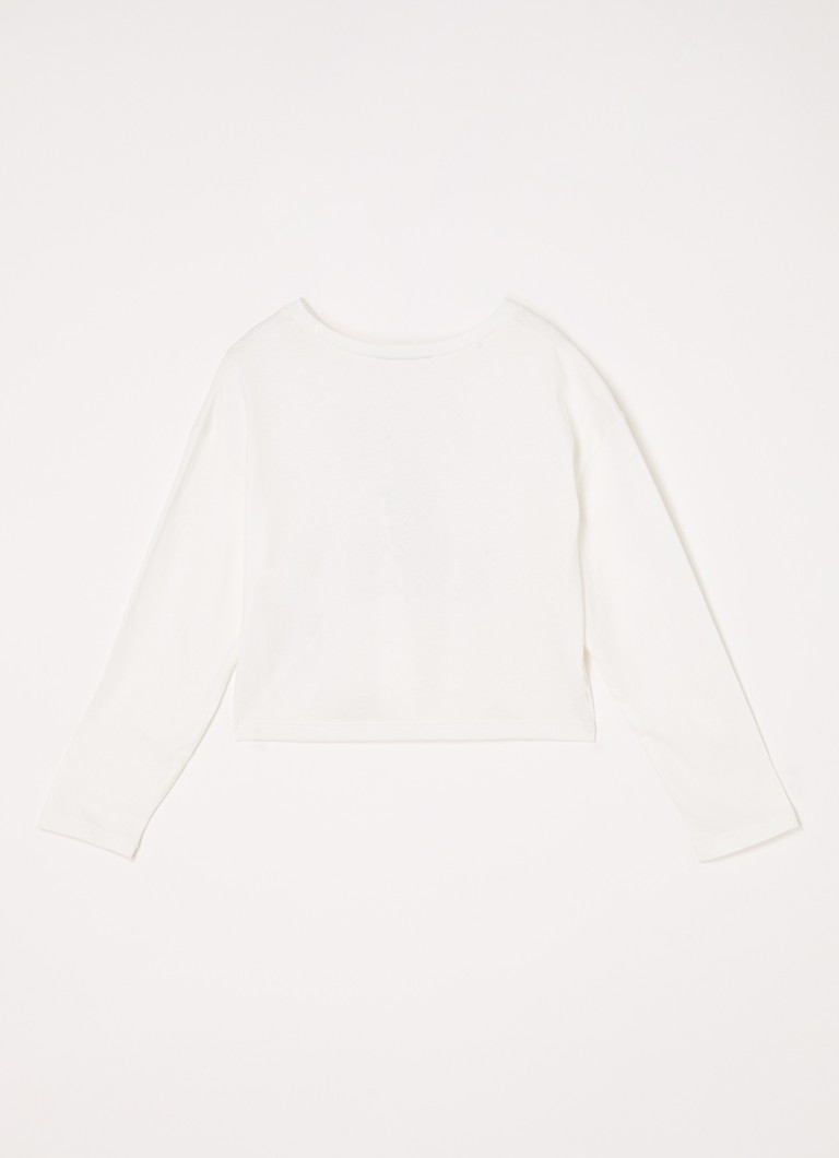 Sisley Young Crop top with rhinestones