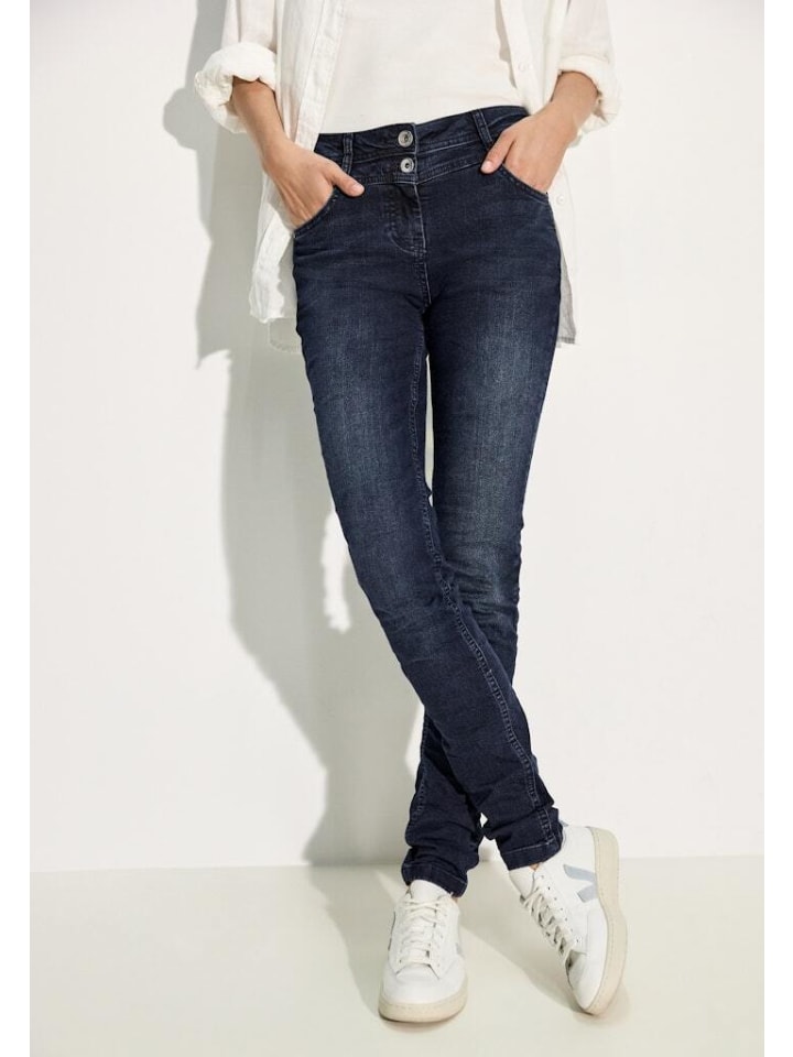 Cecil Jeans in blue black used wash günstig kaufen