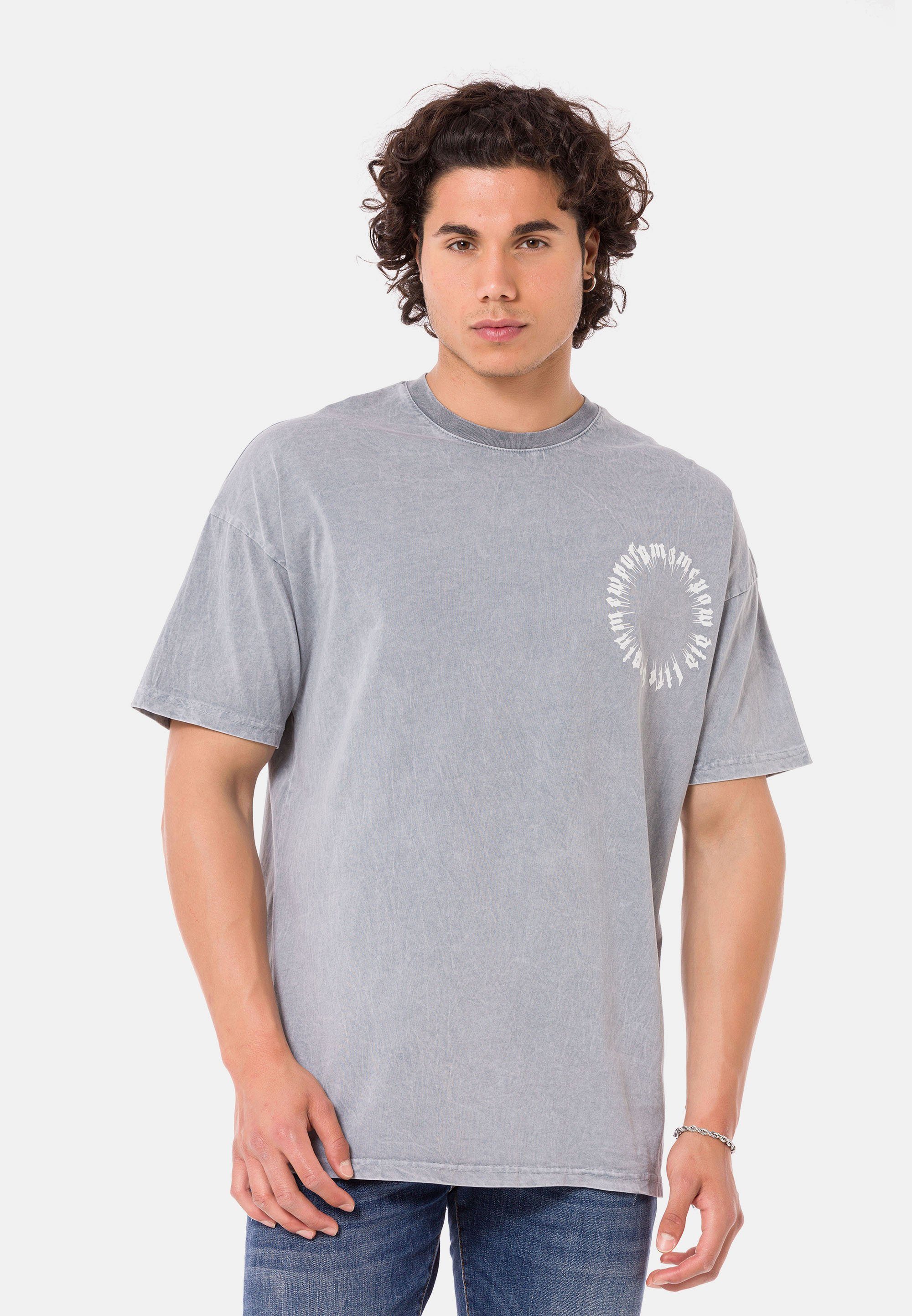 RedBridge T-Shirt Runcorn mit großflächigem Print auf dem Rücken