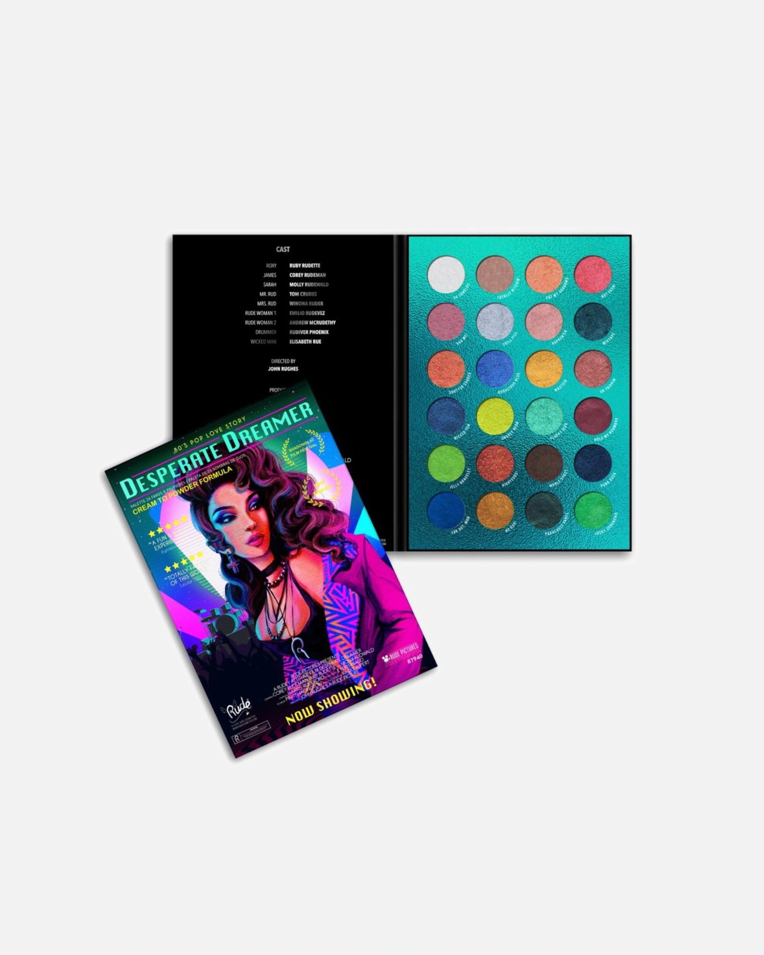 Paleta cieni do powiek Rude Cosmetics DESPERATE DREAMER 24