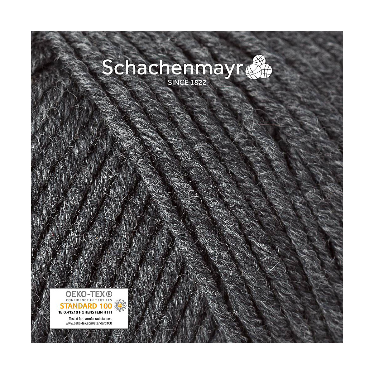 Handstrickgarne Merino Extrafine 120, 50g Charcoal Heather
