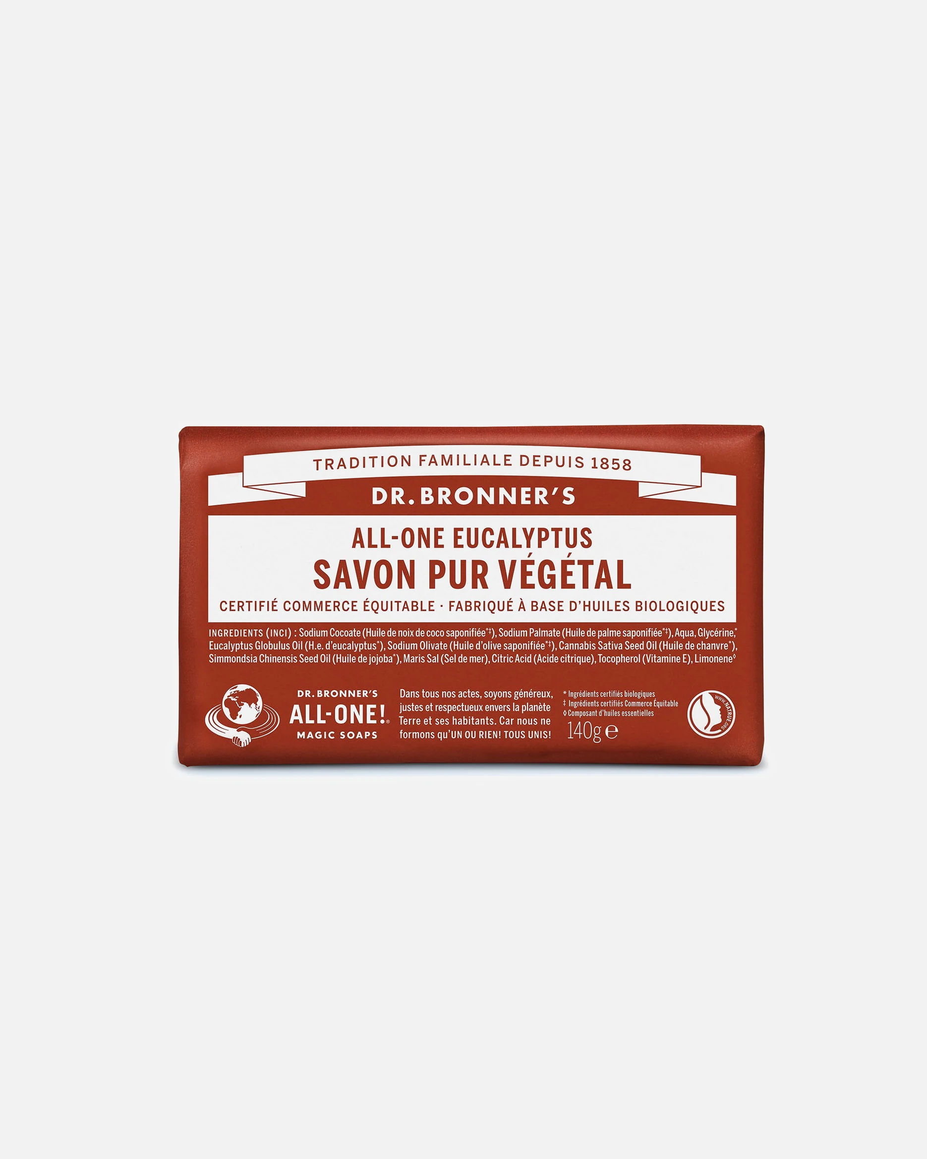 Tuhé mydlo Dr. Bronner's s eukalyptom