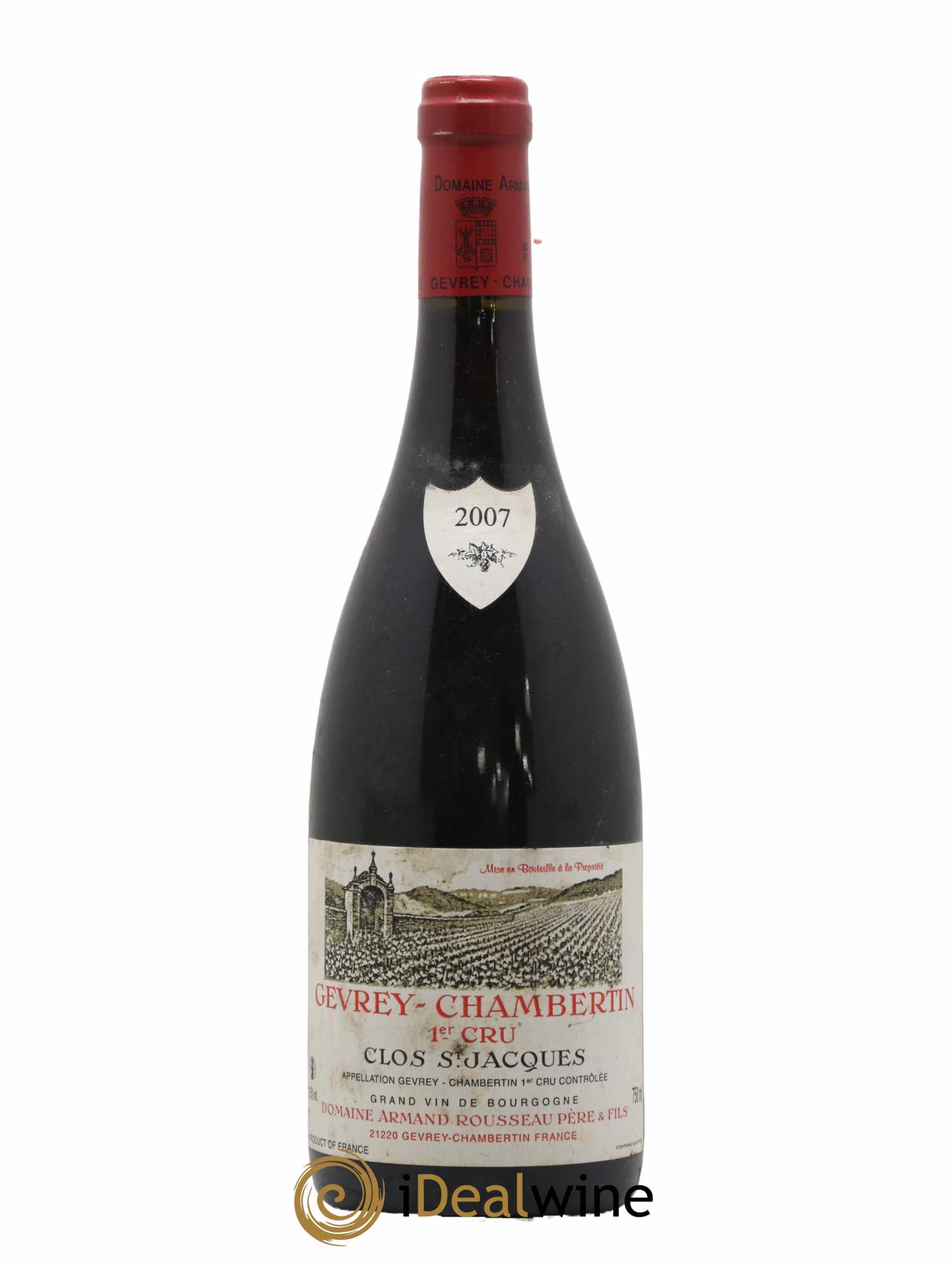 Gevrey-Chambertin 1er Cru Clos Saint-Jacques Armand Rousseau (Domaine)  2007 - Lot de 1 Bouteille