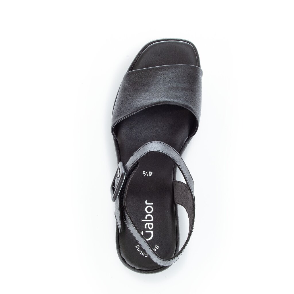 Gabor fashion Plateau Sandale schwarz