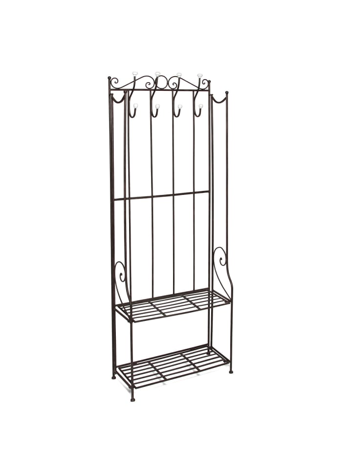 Ambiente Haus Garderobe Regal - Antikbraun  (H) 166 cm günstig kaufen onesize