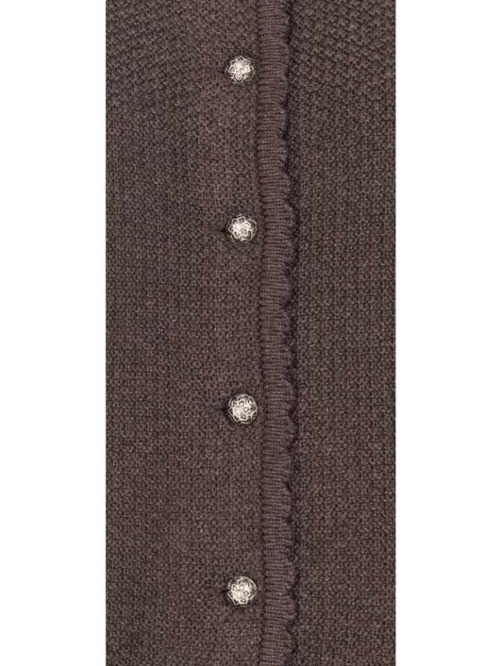 Nübler Strickjacke Langarm Yvonne in Braun günstig kaufen
