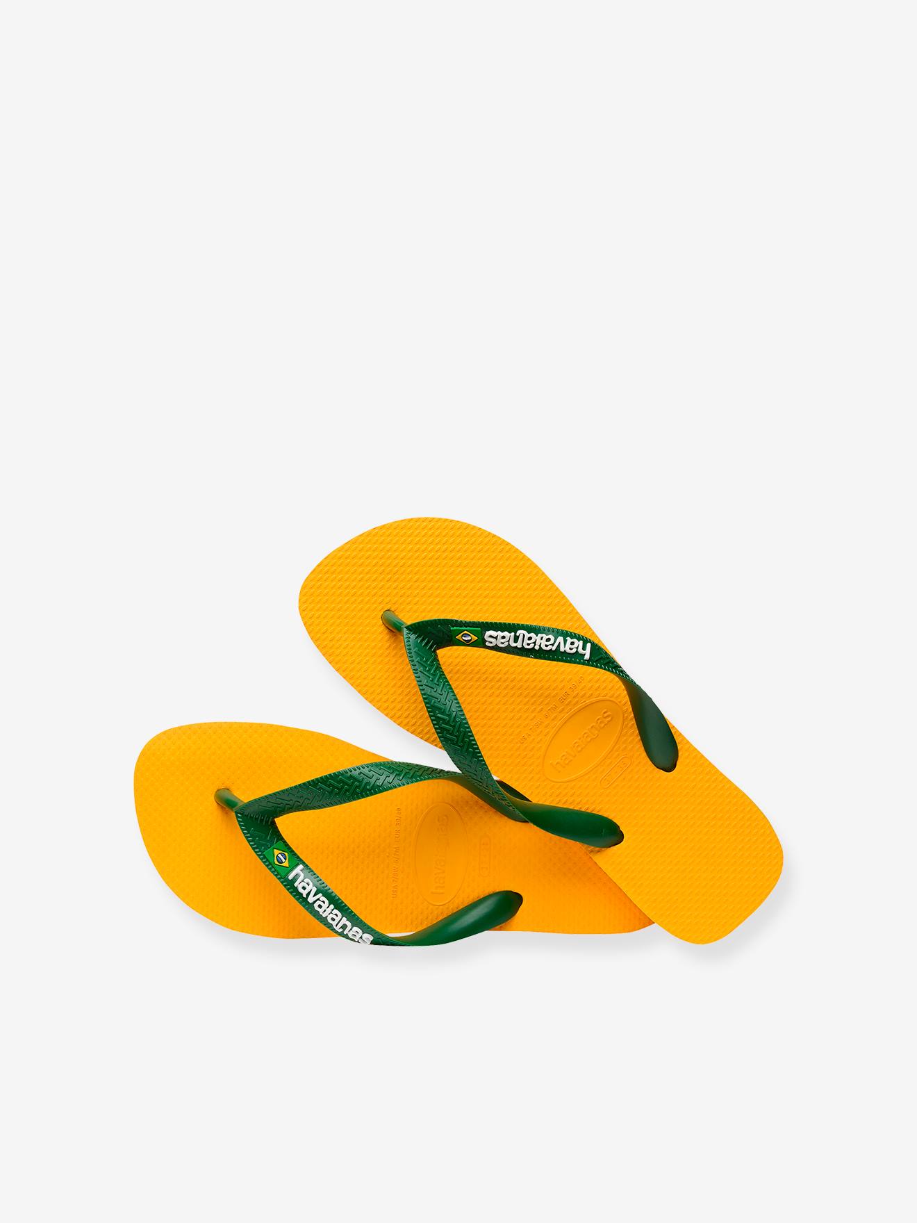Havaianas Kinder Zehenpantoletten Brasil Logo HAVAIANAS - gelb