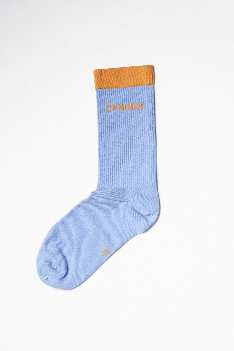 CPH SOCKS 2 cotton blend light blue/orange