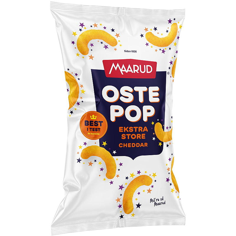 Maarud Ostepop 175 g xl real cheddar Maarud