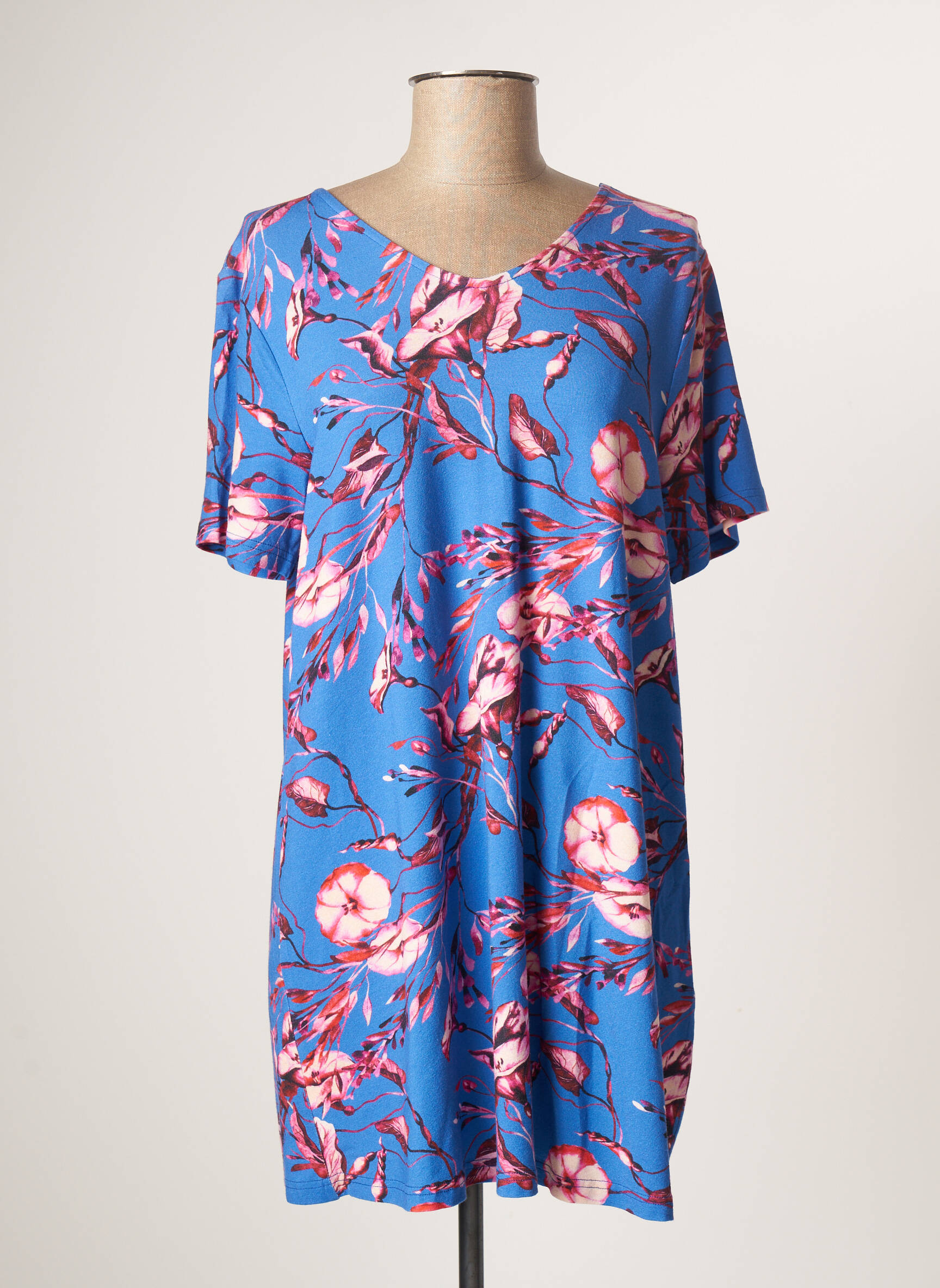 Ciso Tuniquemanchecourte Femme couleur bleu