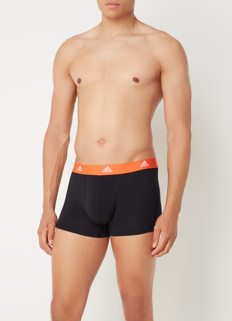 Confezione da 3 boxer Adidas con elastico in vita con logo.