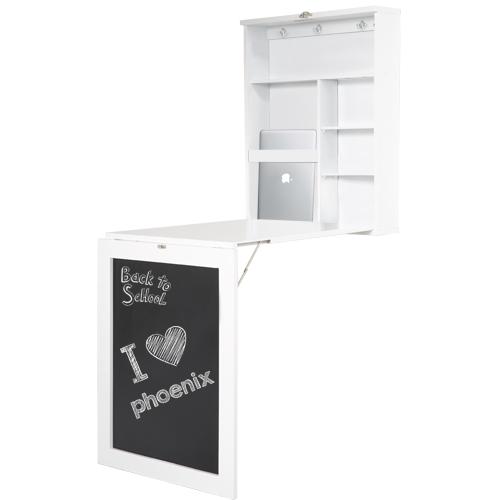 Phoenix Klapptisch Country mit Schrank, Weiss