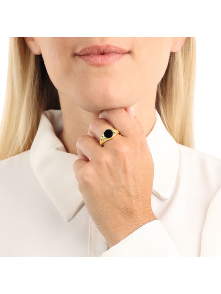 Amor Ring Edelstahl in Gold günstig kaufen