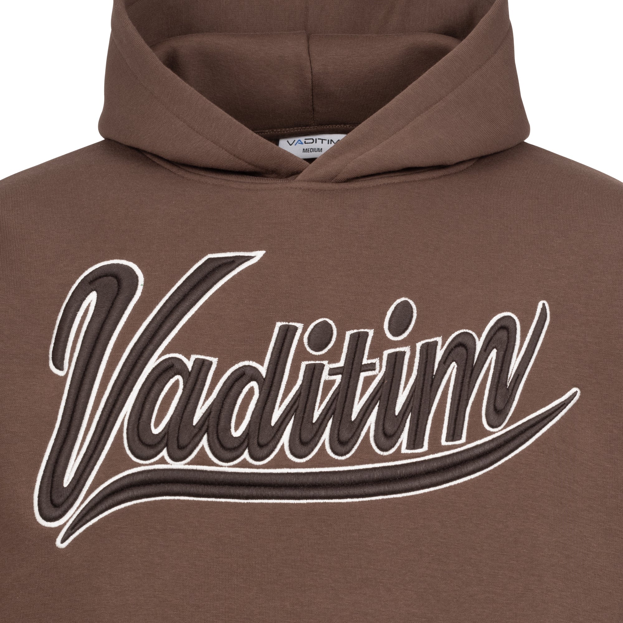 Coffee Brown / Black 3D College Hoodie