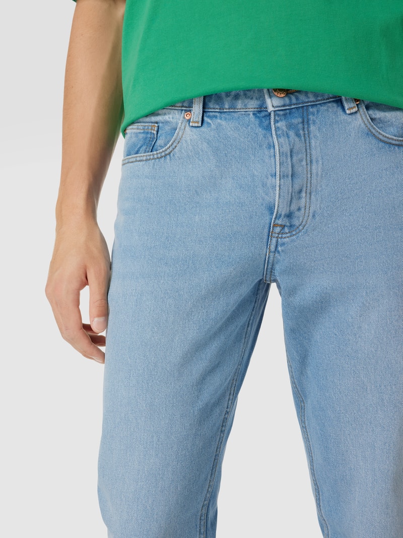 Mid Rise Jeans im Slim Fit in hellblau
