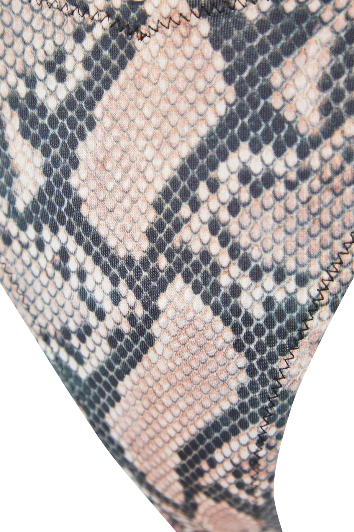 Trendyol Collection  Braune Bikinihose mit Schlangenmuster TBESS21BA0032