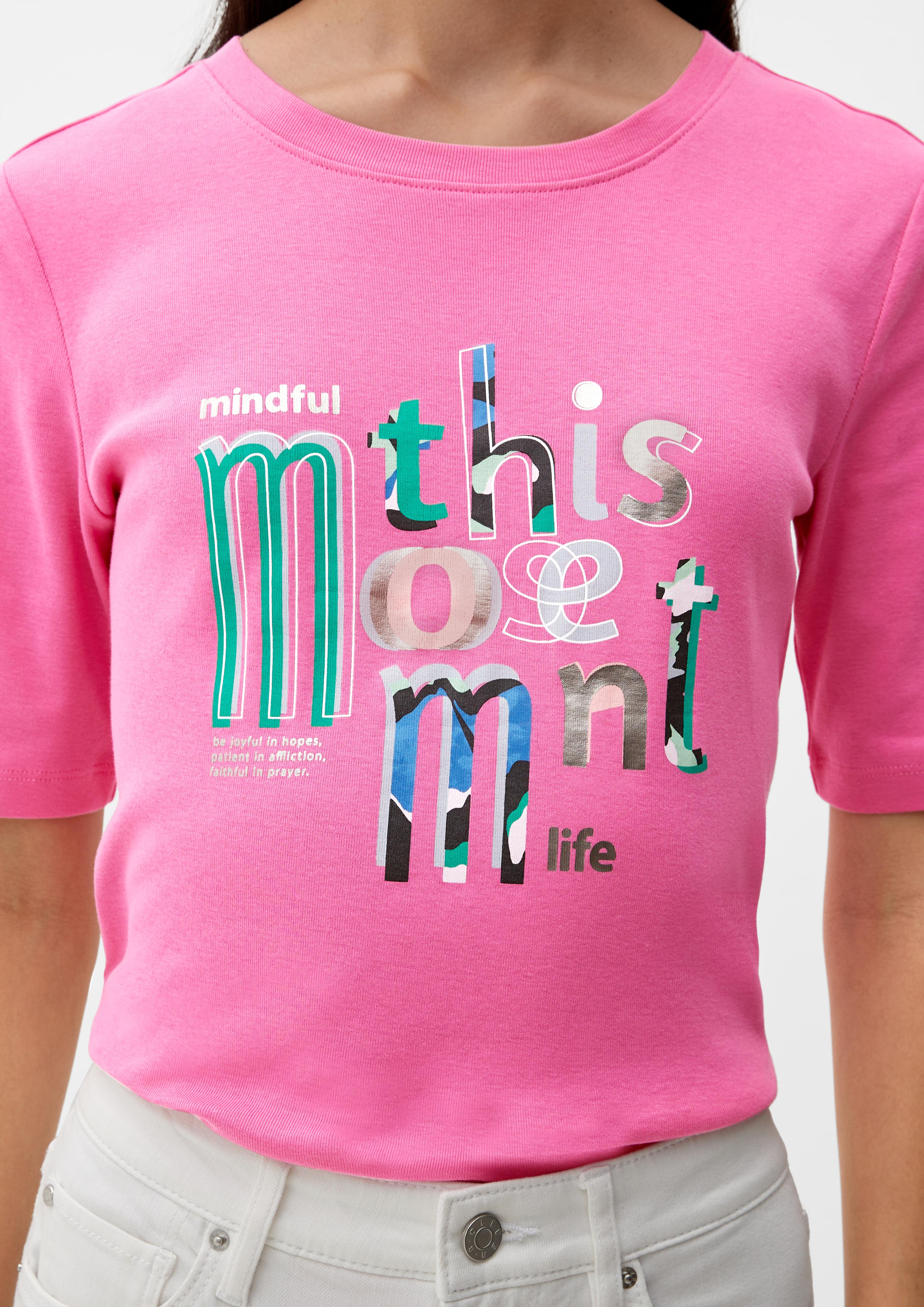 T-Shirt mit Frontprint  2130582-44D0