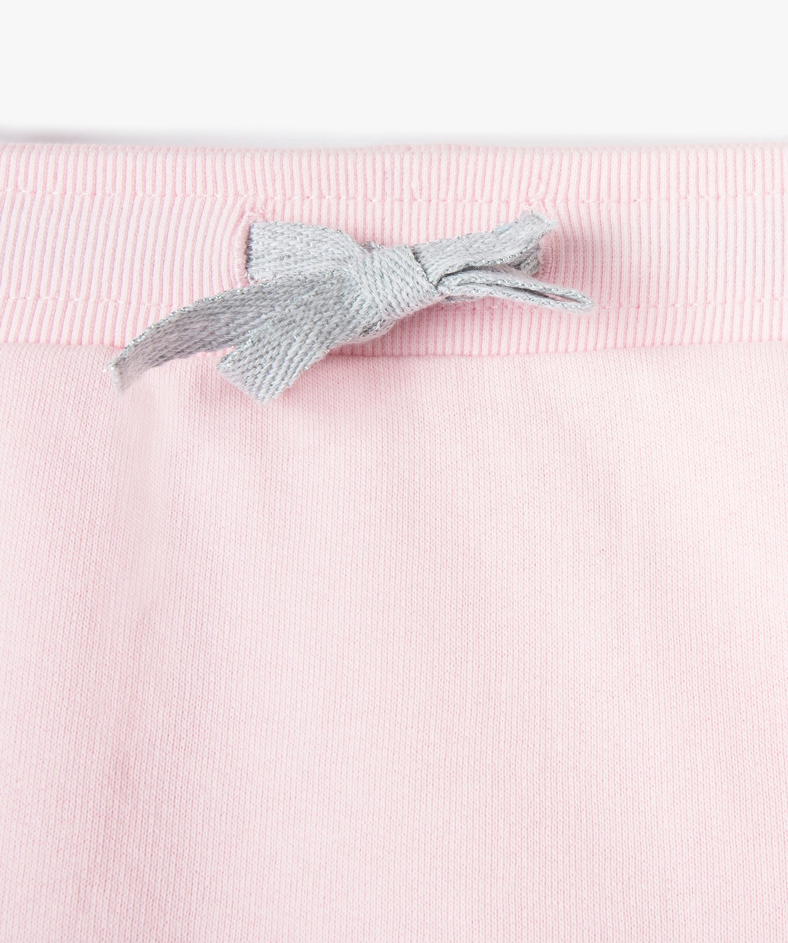 Jupe fille courte en maille jogging rose | GEMO