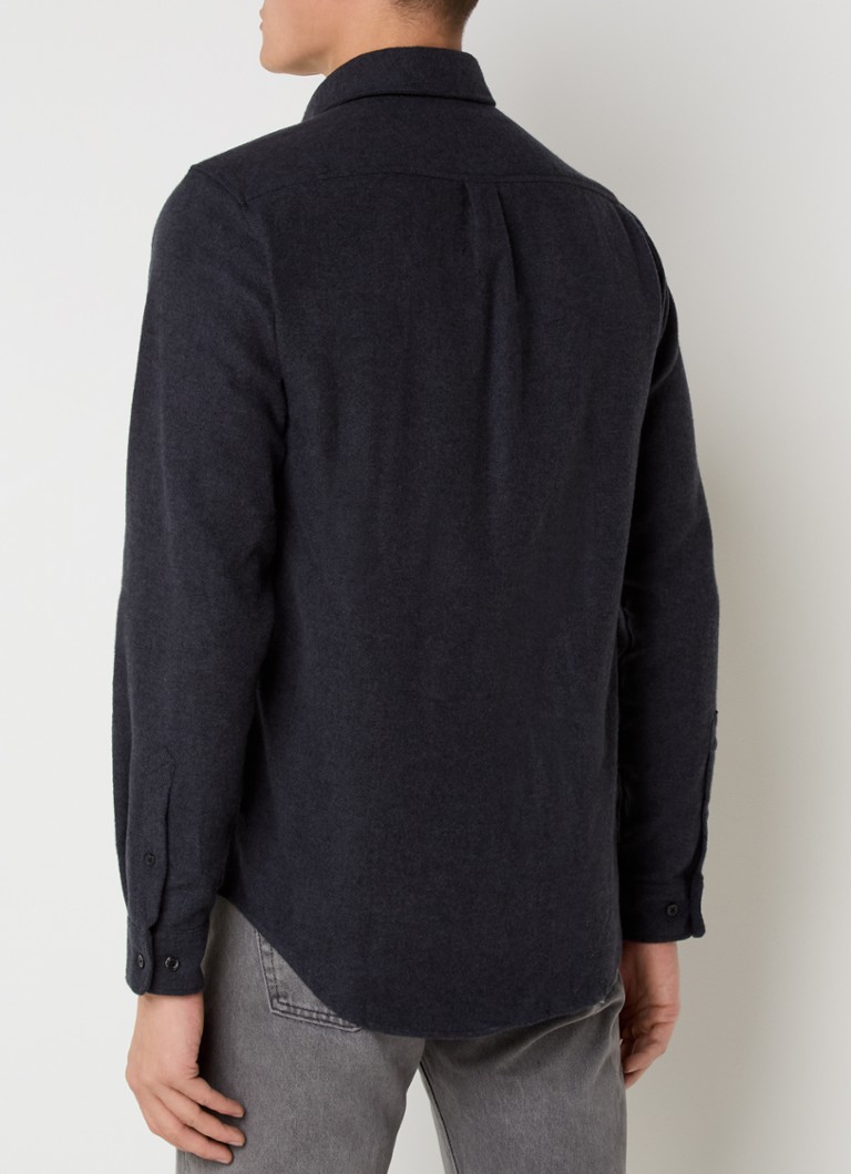 Cămașă SAMSØE Liam Classic Fit din bumbac organic