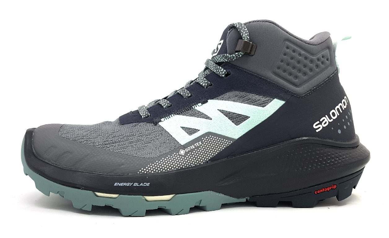 Salomon Out Oulse Mid GTX W L47067200 Grau Ebony/ Quiet Shade/ Ebony