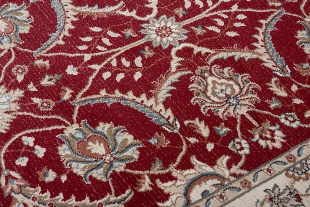 Orientteppich Oriente Teppich - Traditioneller Teppich Orient Rot, Mazovia, 120 x 170 cm, Geeignet für Fußbodenheizung, Pflegeleicht, Wohnzimmerteppich