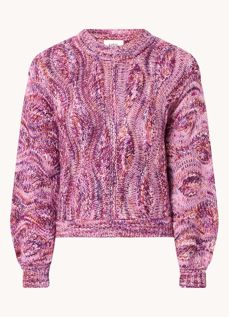 Tricou Stimpo de la ba&sh, confecționat din tricot gros din amestec de lână.