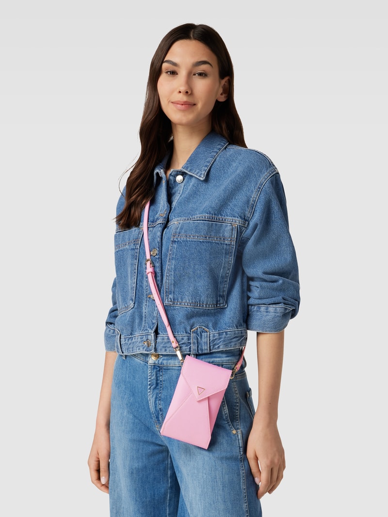 Portemonnaie mit herausnehmbarer Tasche in pink