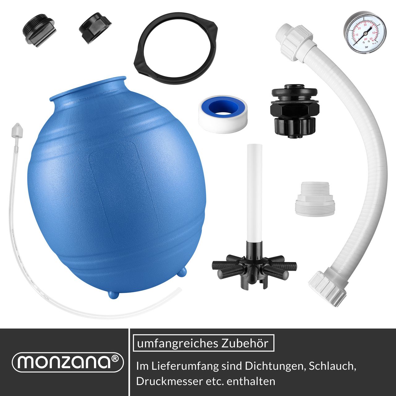 Casaria monzana® Sandfilteranlage 15.900 L/h mit Vorfilter