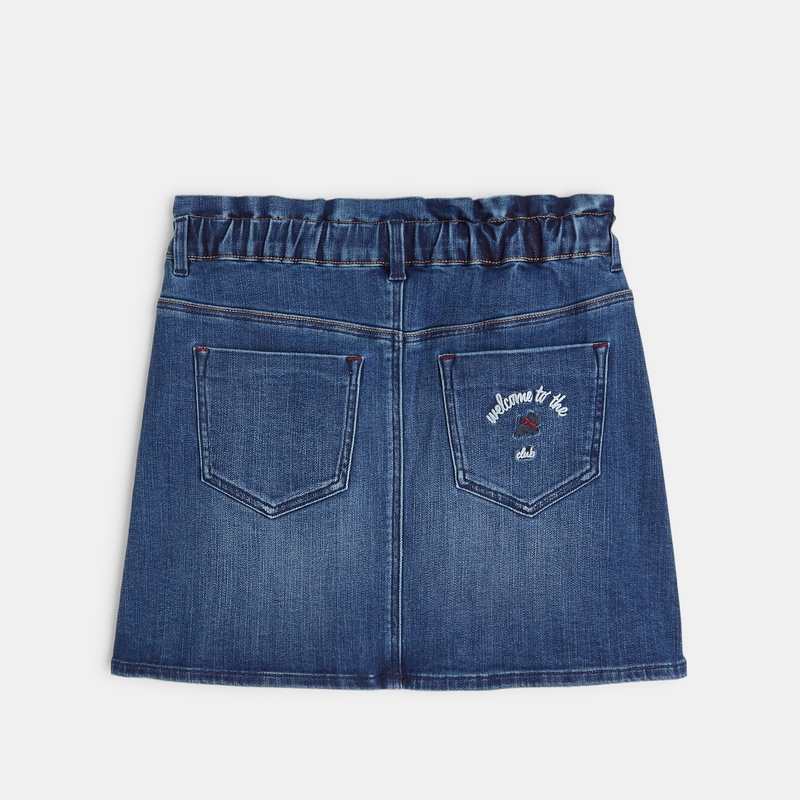 Jupe en jean Chipie bleue fille