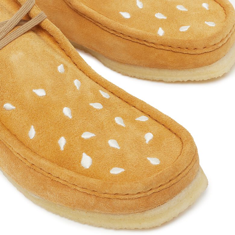Clarks x Vandy the Pink Wallabee Boot tan