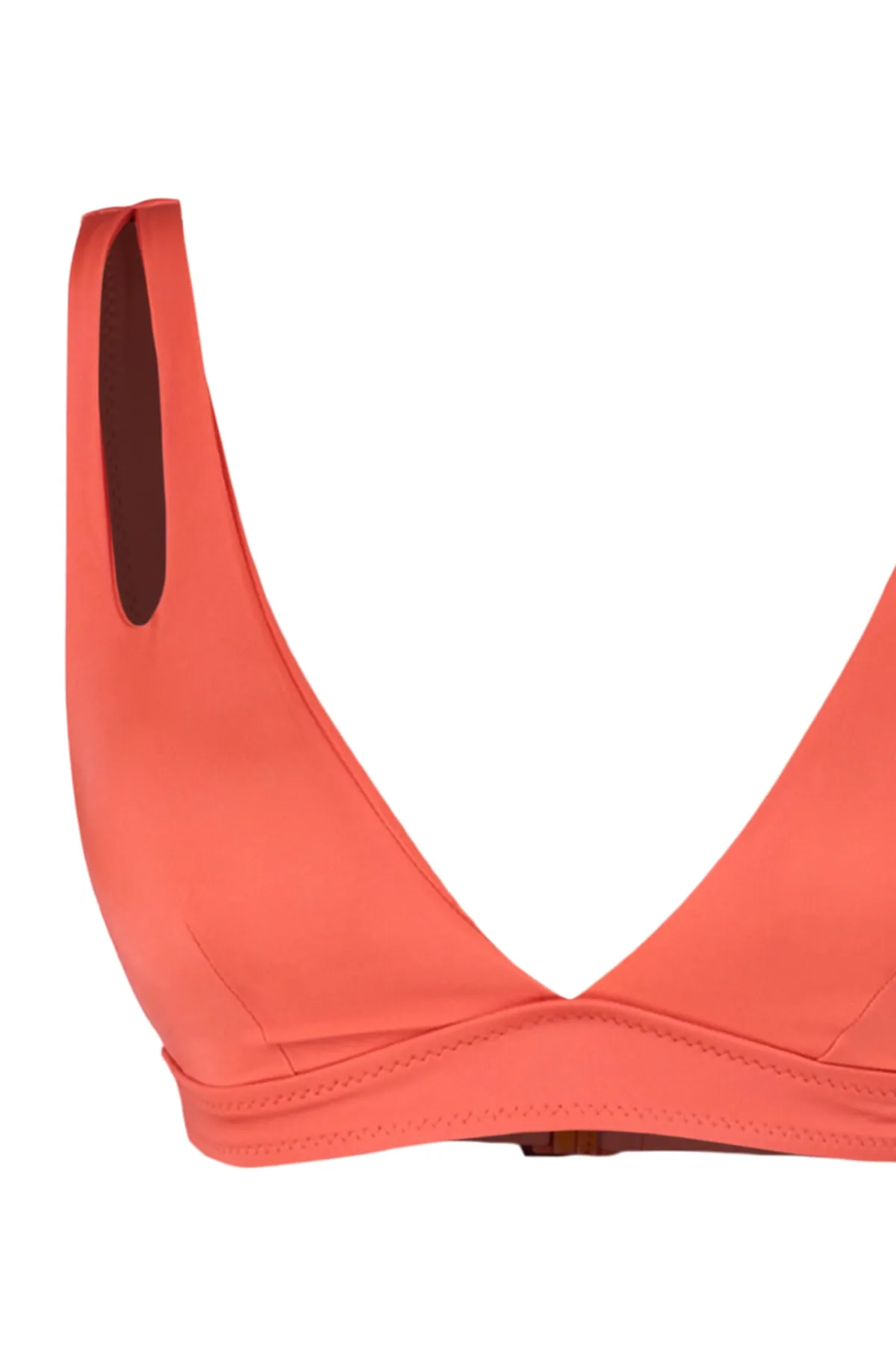 Trendyol Collection  Rotes Triangel-Bikinioberteil mit Ausschnitt/Fenster TBESS20BU0202