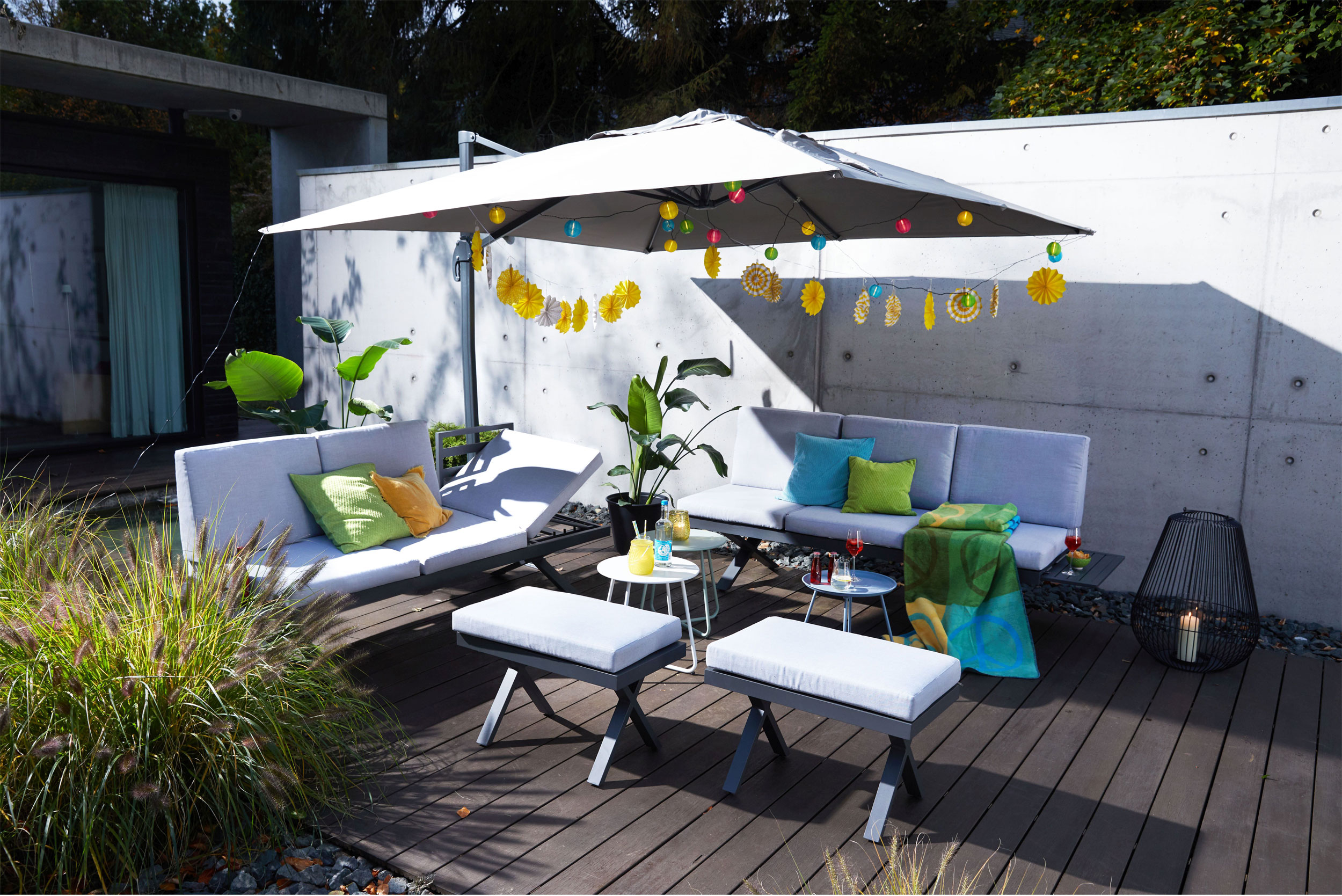 OUTDOORGartenhocker/Beistelltisch