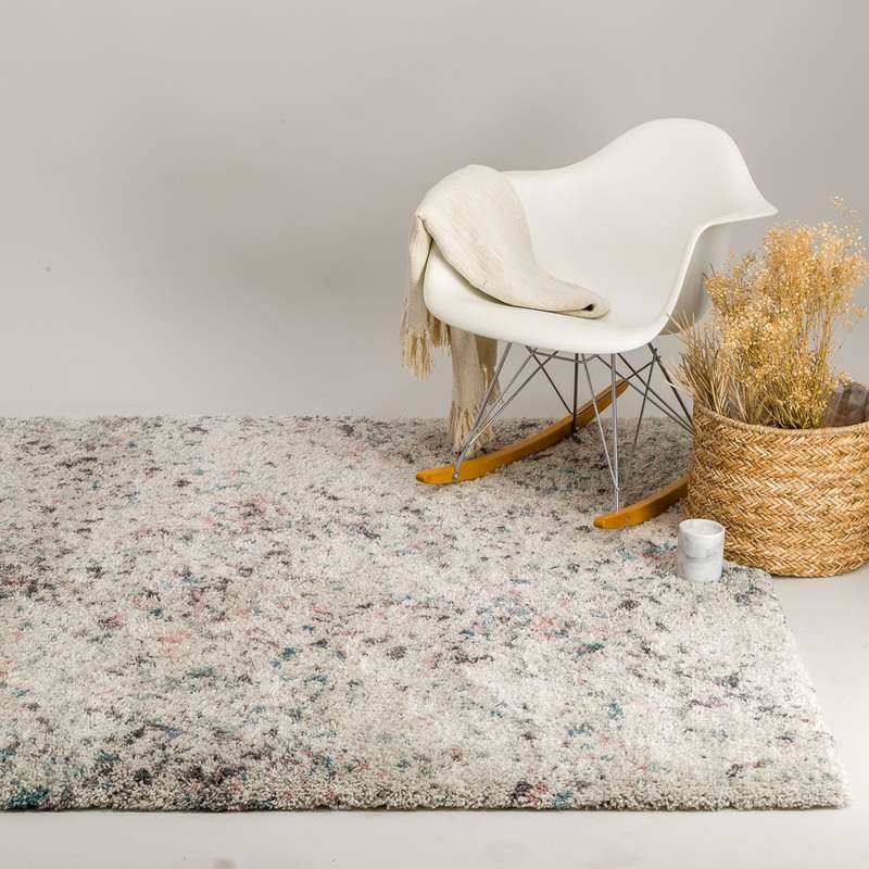 Tapis deco shaggy TERRAZZO 80x150cm