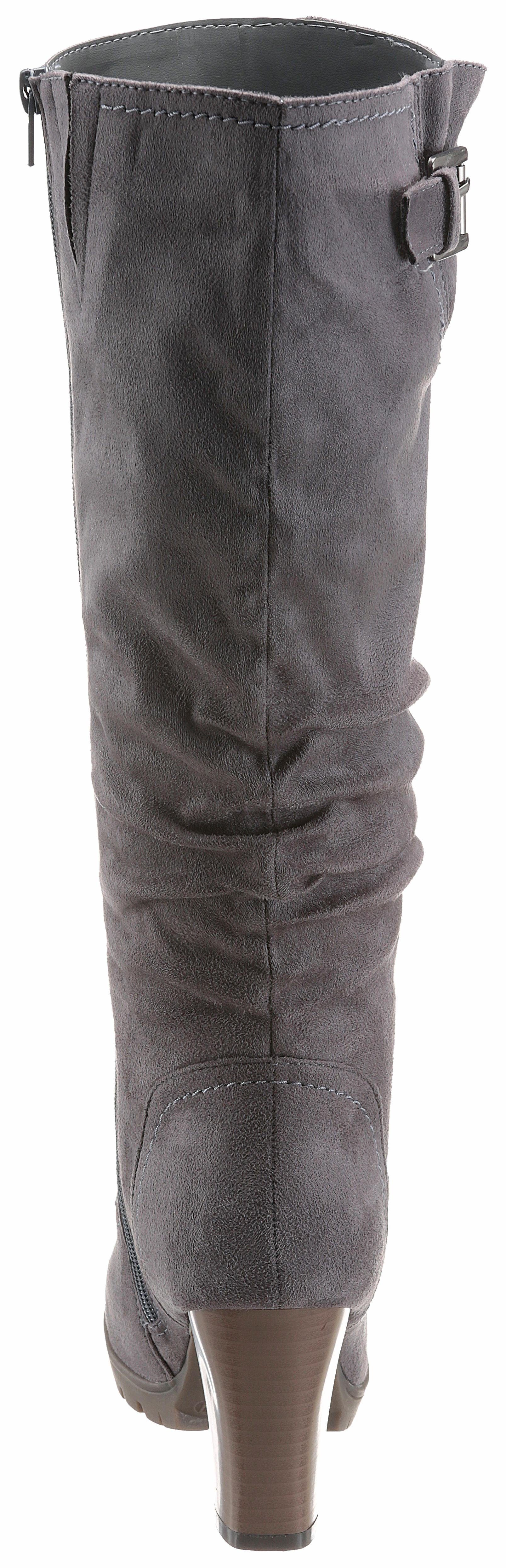 CITY WALK Stiefel mit Raffungen am slouchy Schaft