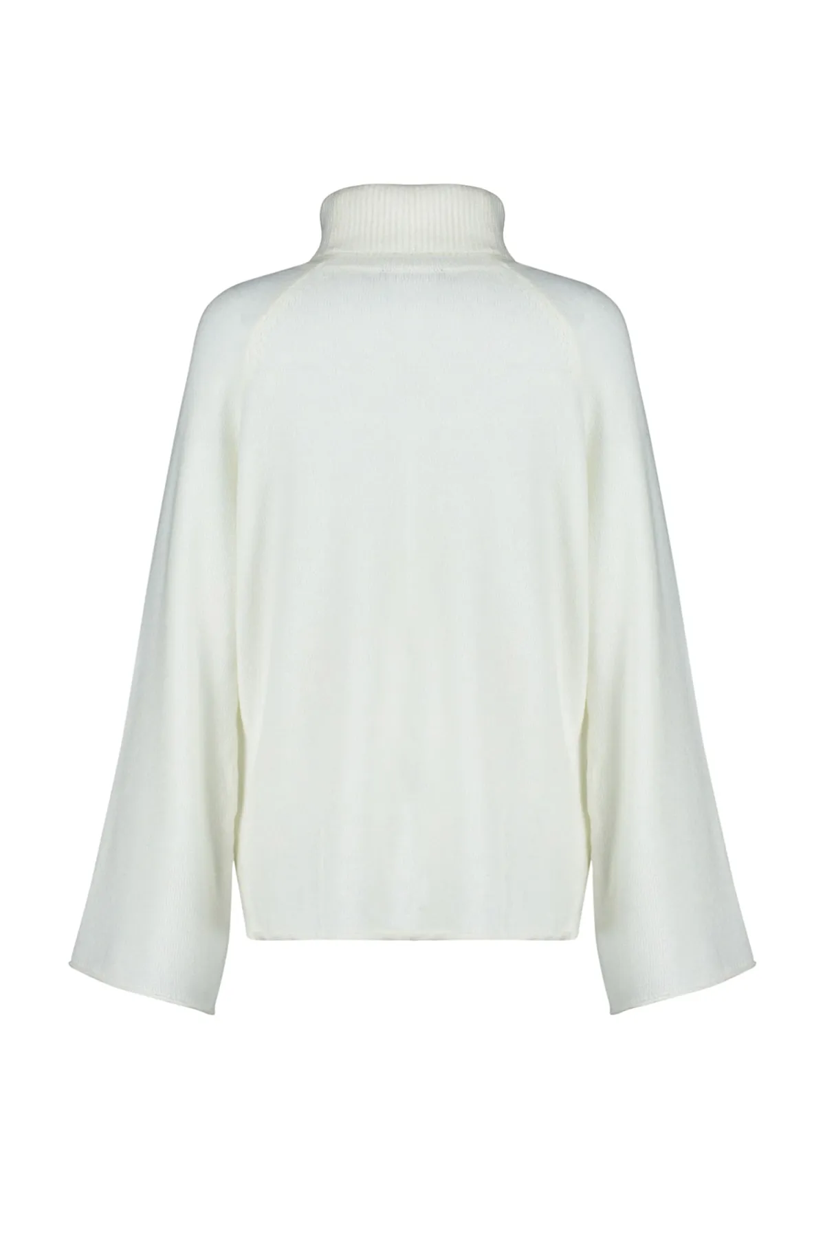 Trendyol Collection  Ecrufarbener Rollkragenpullover mit weicher Struktur TWOAW24KZ00426