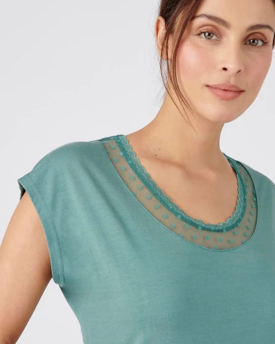 T-shirt Thermol'love tulle plumetis