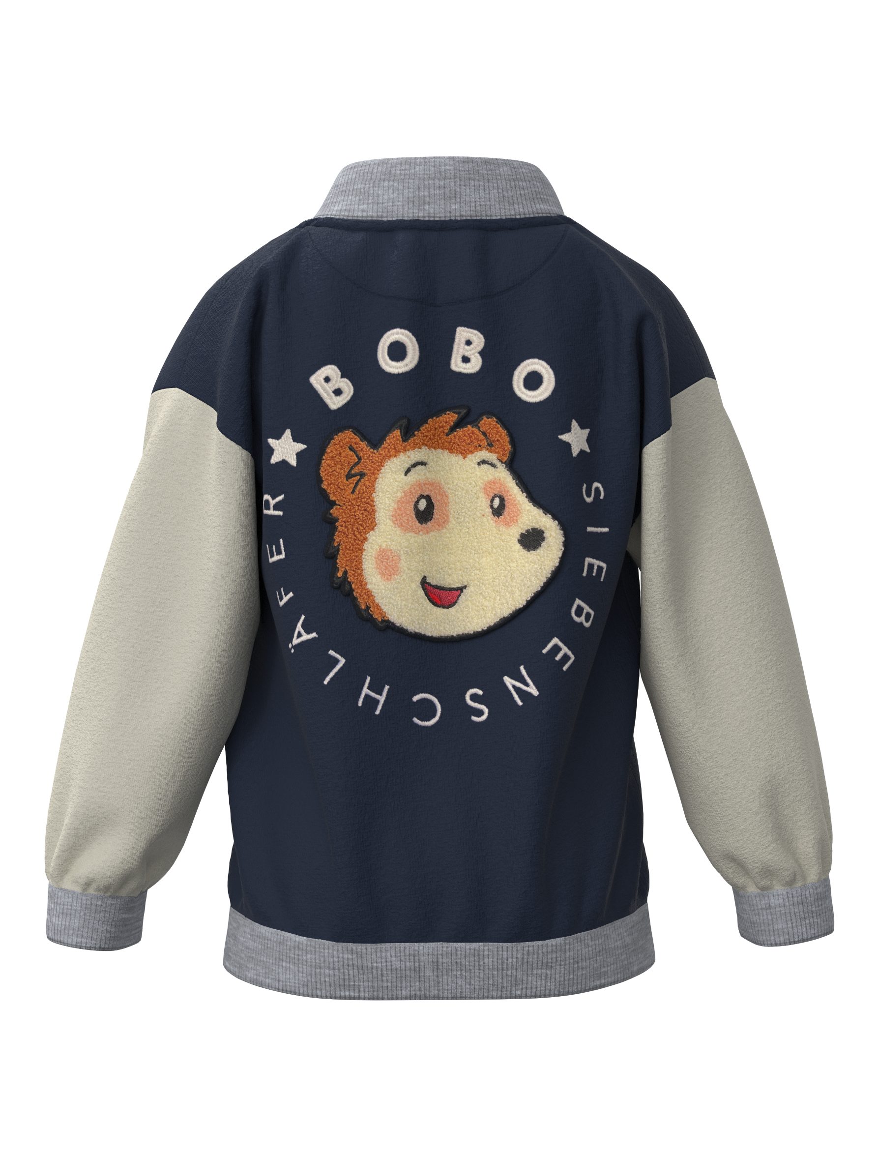 Bobo Siebenschläfer Sweatjacke Bobo Siebenschläfer Sweatjacke mit flauschiger Bobo Applikation