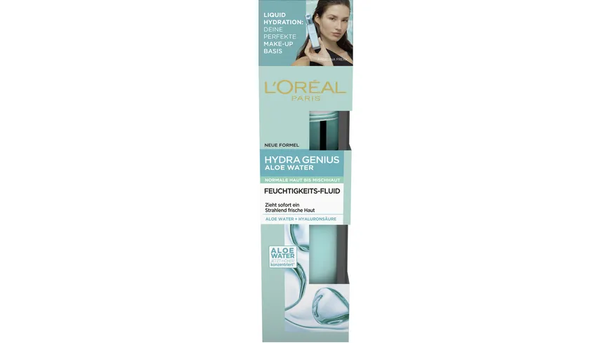 L'Oréal Paris Hydra Genius Aloe Aqua Feuchtigkeitsfluid 70 ml
