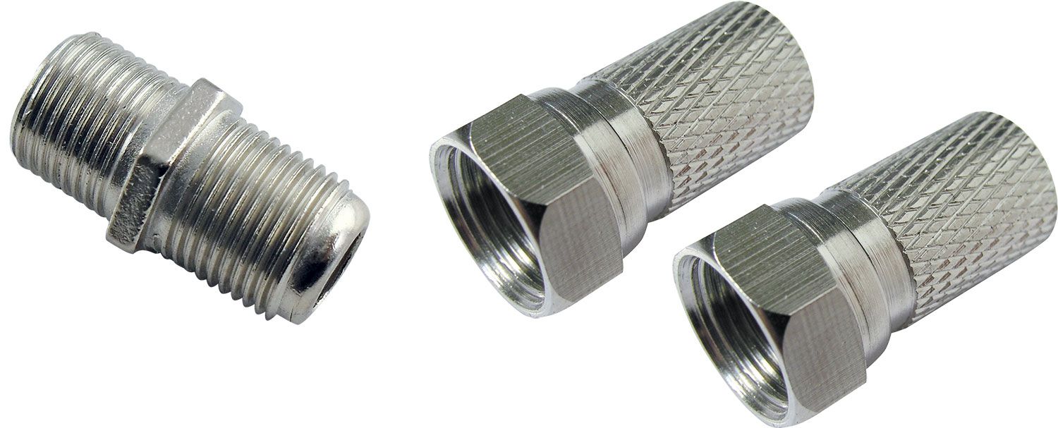 Schwaiger KVBS80 8 mm F-Kabelverbinder Set