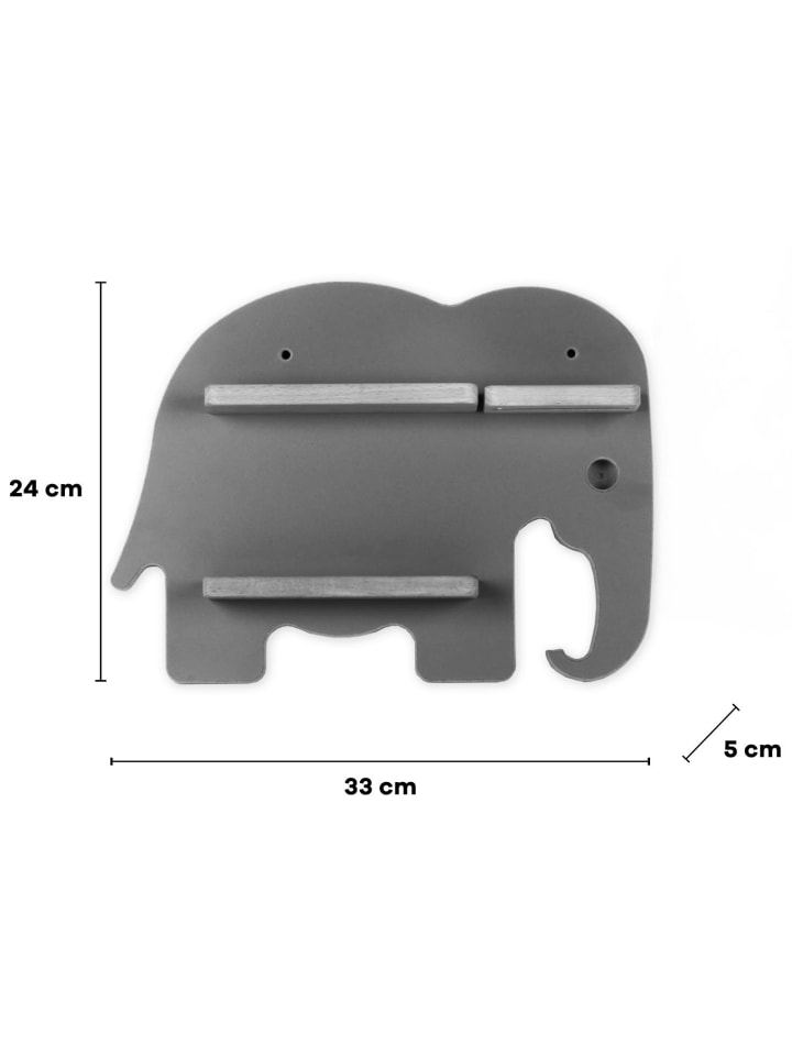 BOARTI Regal Elefant Kinder Toniebox Tonies Figuren in Grau günstig kaufen onesize