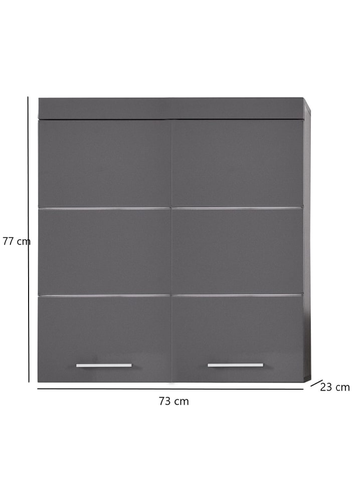 ebuy24 Badschrank AmandaMando Grau 73 x 23 cm günstig kaufen onesize