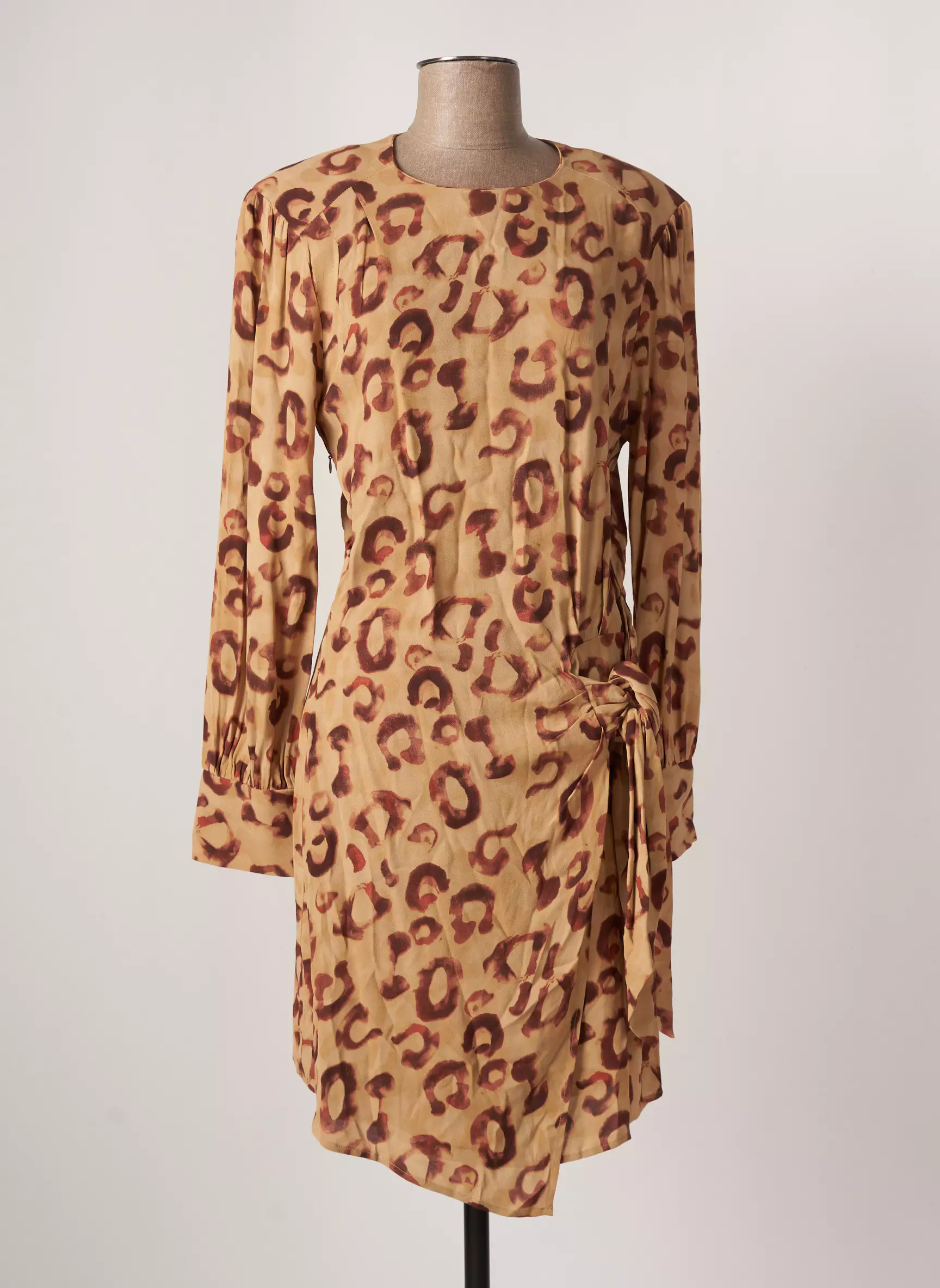 Yaya Robes Courtes Femme couleur beige