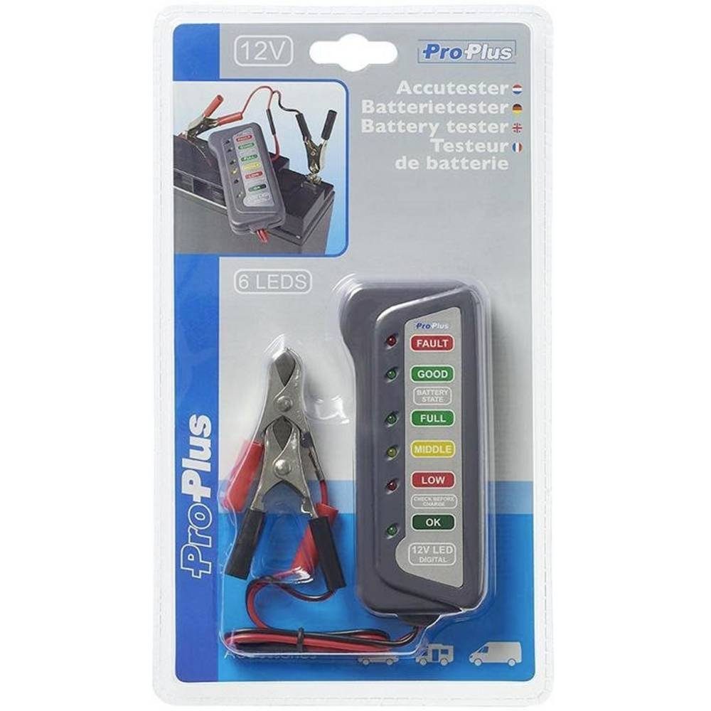 ProPlus Kfz Batterietester 12V Autobatterie-Ladegerät