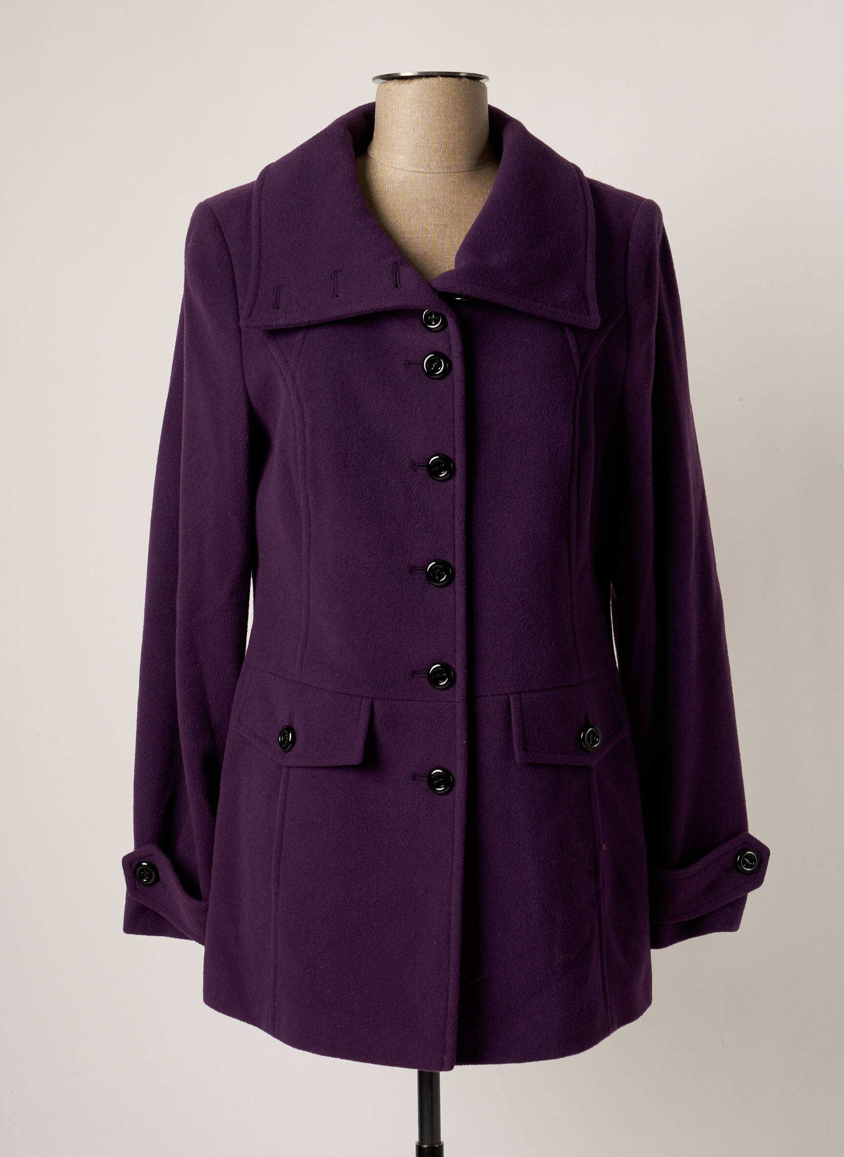 Concept K Manteaux Courts Femme couleur violet