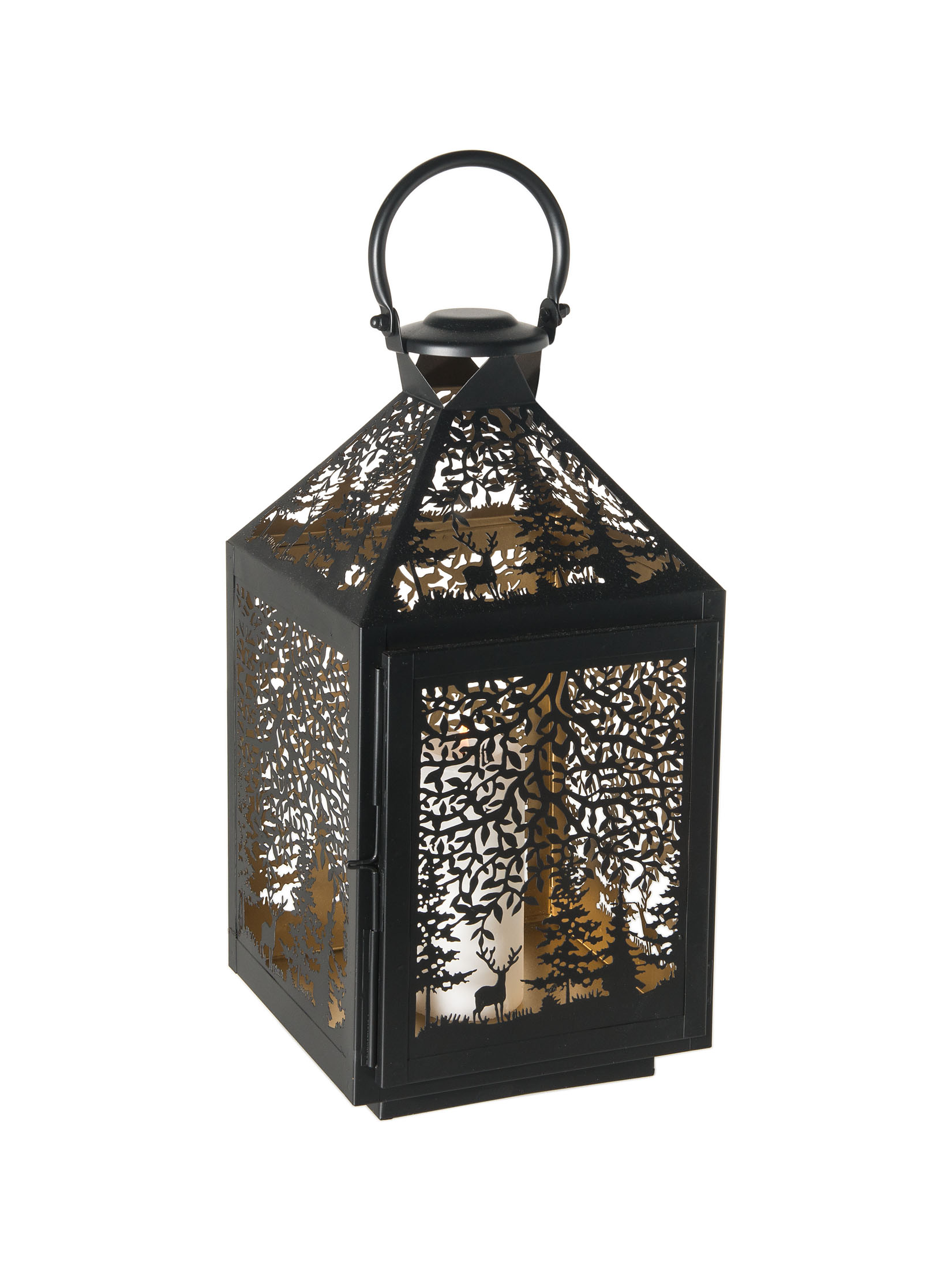 Telfs Laterne, Black/Gold