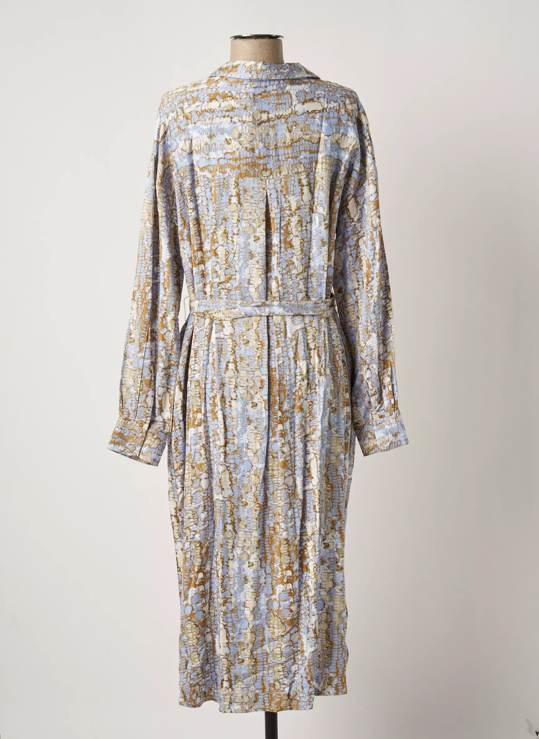Cream Robes Mi Longues Femme couleur bleu